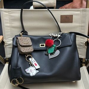 M size large shoulder bag . I just got it . It is little too big for myself